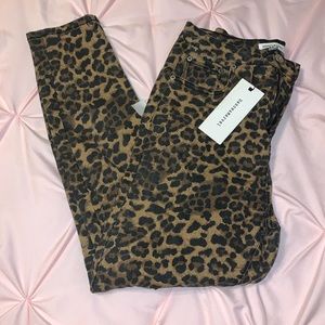 Cheetah Print Jeans